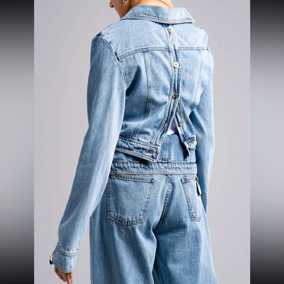 Women’s irregular Jean jacket - Picture 3 of 3